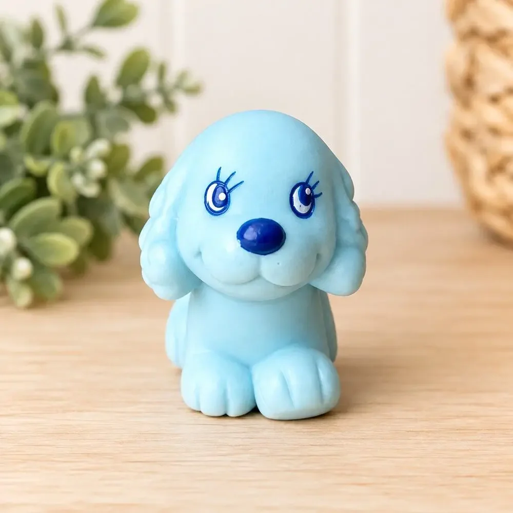 Vintage My little pony 1990 My little puppy Hasbro Blue Poodle Puppy
